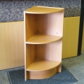 Maple 2 Shelf Corner Book Case